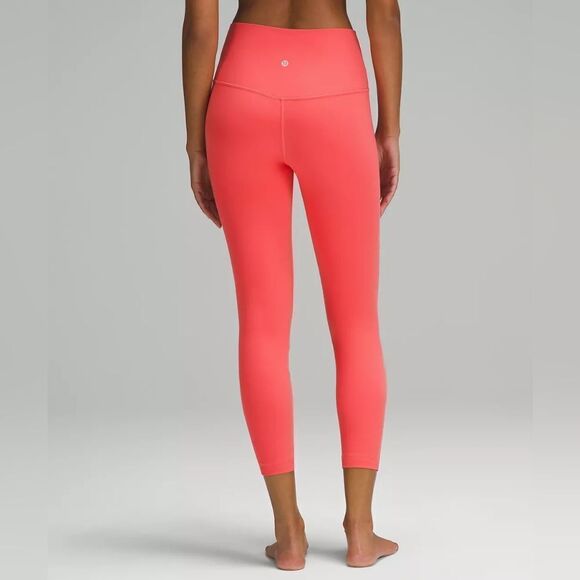 NWT Lululemon Align HR Pant 25" with Pockets in Pale Raspberry - Picture 4 of 12